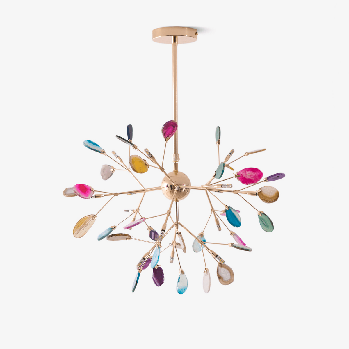 Lampadario in Agata Flake