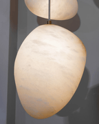 Lampada a sospensione Pebbles in Alabastro