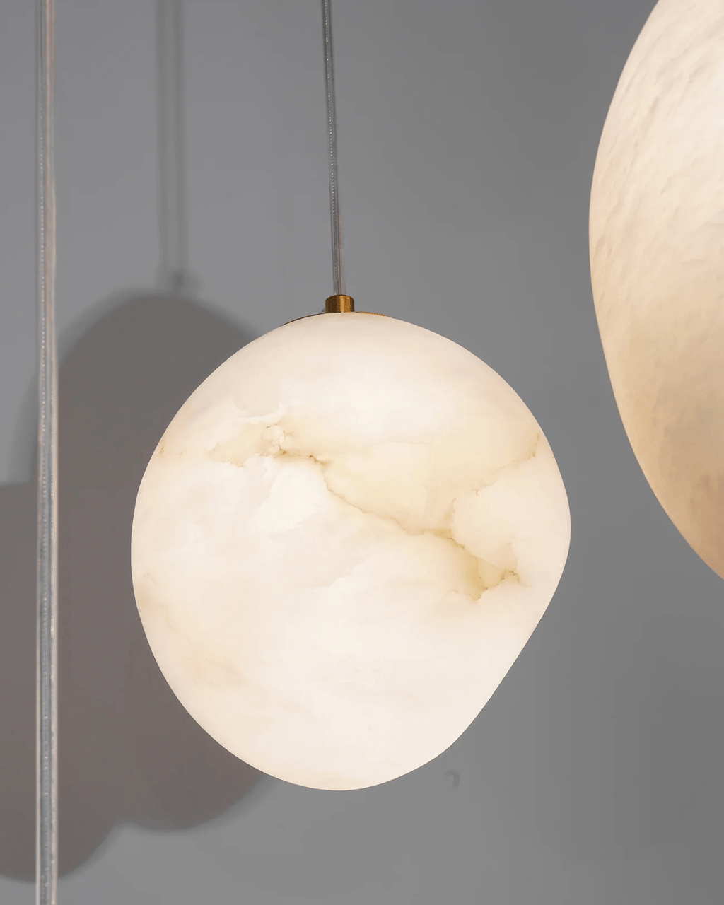 Lampada a sospensione Pebbles in Alabastro