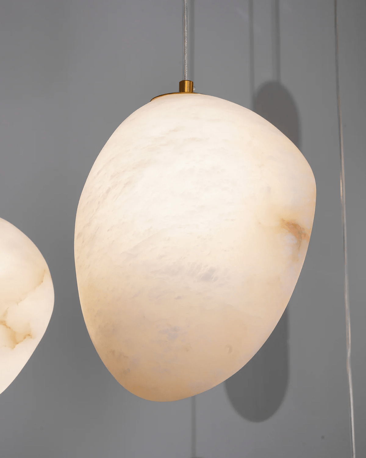 Lampada a sospensione Pebbles in Alabastro