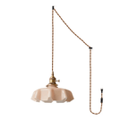 Lampada a Sospensione con Pendente a Fiore Francese