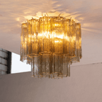 Lampada da soffitto Tubes di Murano