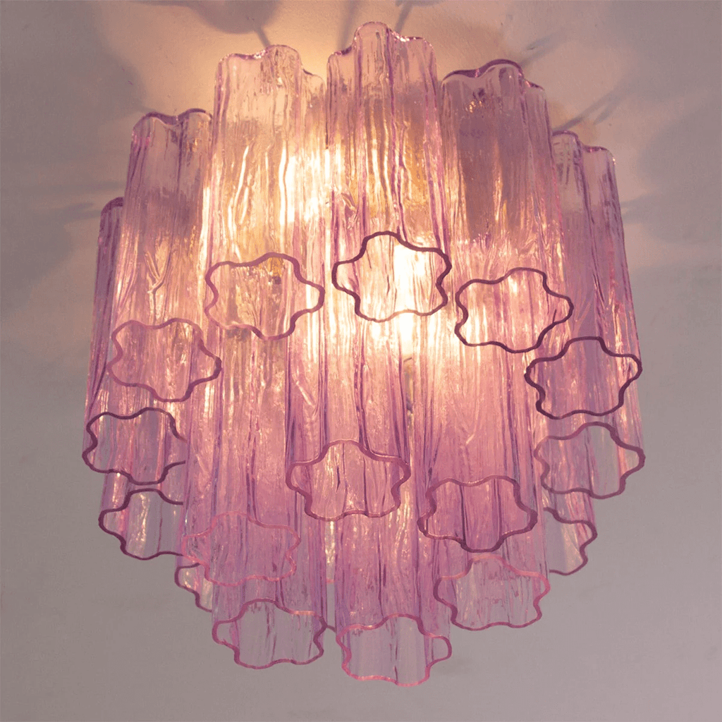 Lampada da soffitto Tubes di Murano