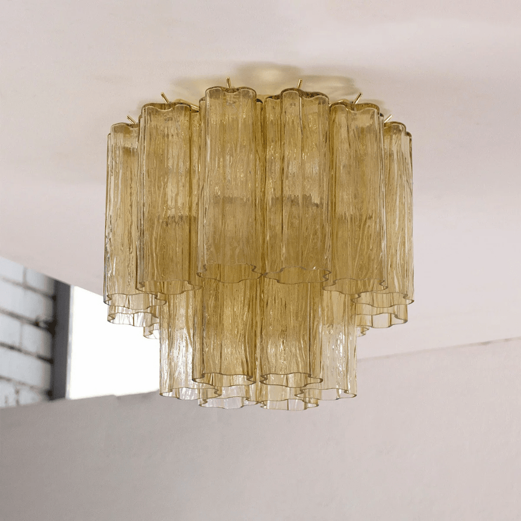 Lampada da soffitto Tubes di Murano