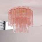 Lampada da soffitto Tubes di Murano