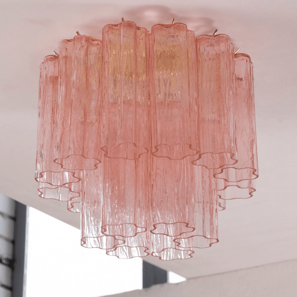 Lampada da soffitto Tubes di Murano