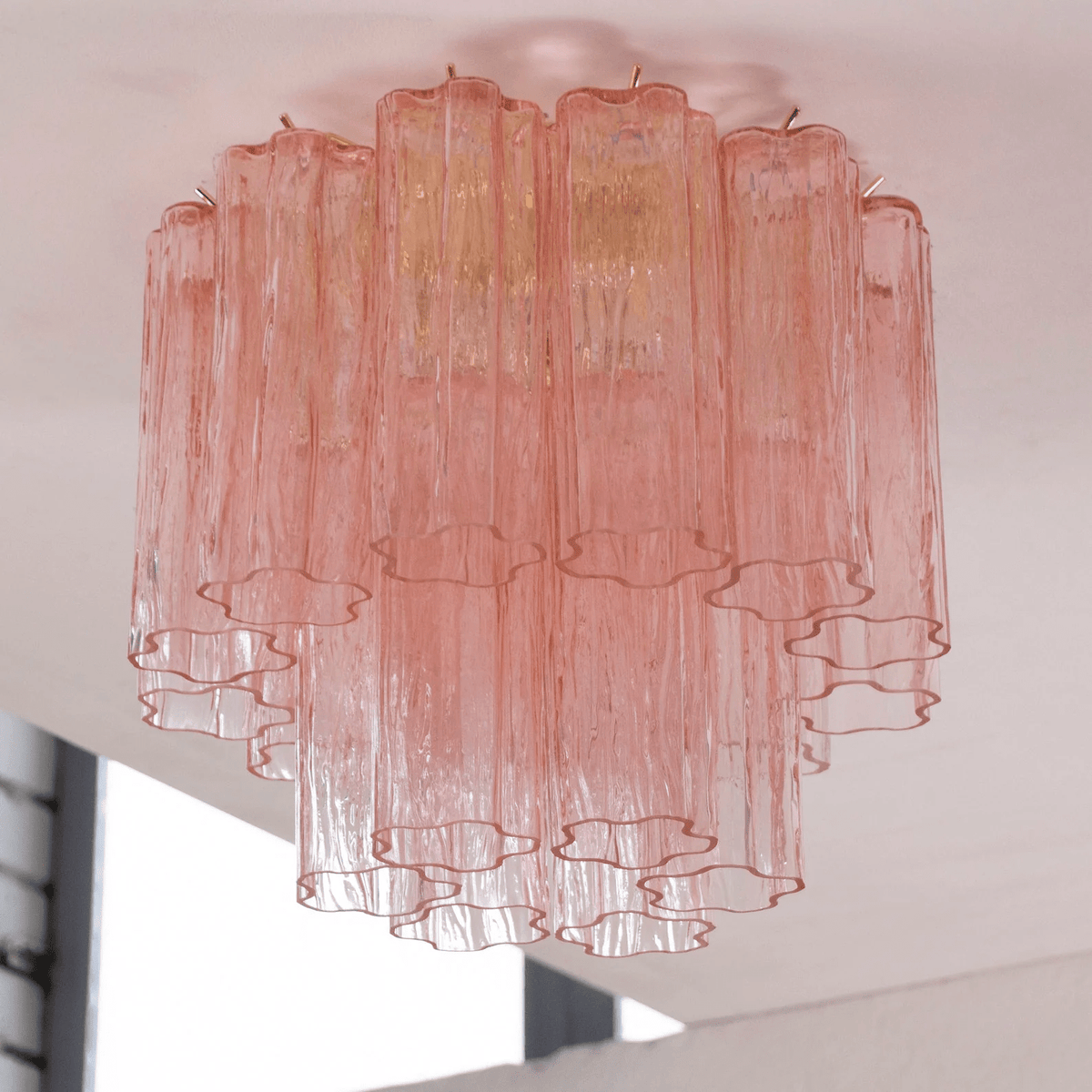 Lampada da soffitto Tubes di Murano