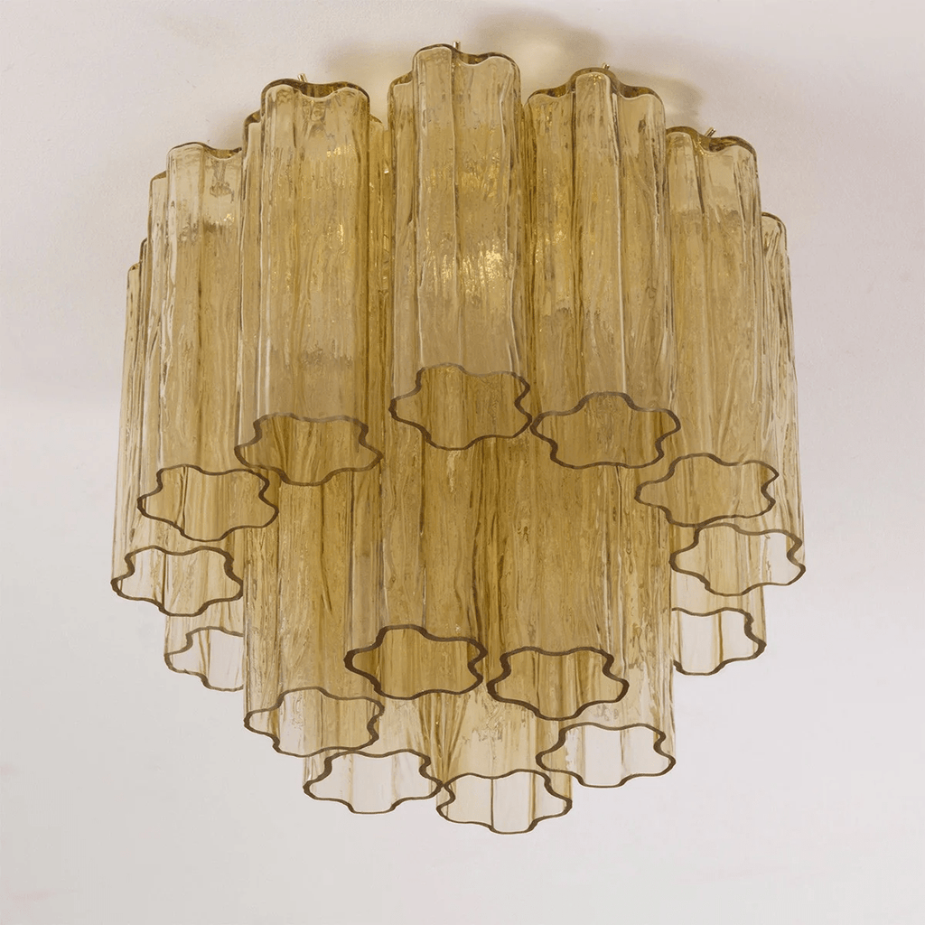 Lampada da soffitto Tubes di Murano