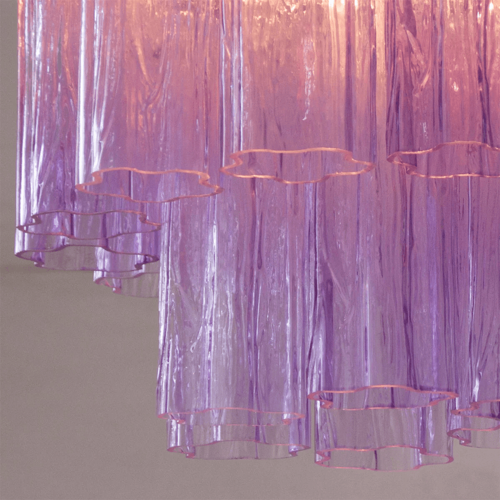 Lampada da soffitto Tubes di Murano