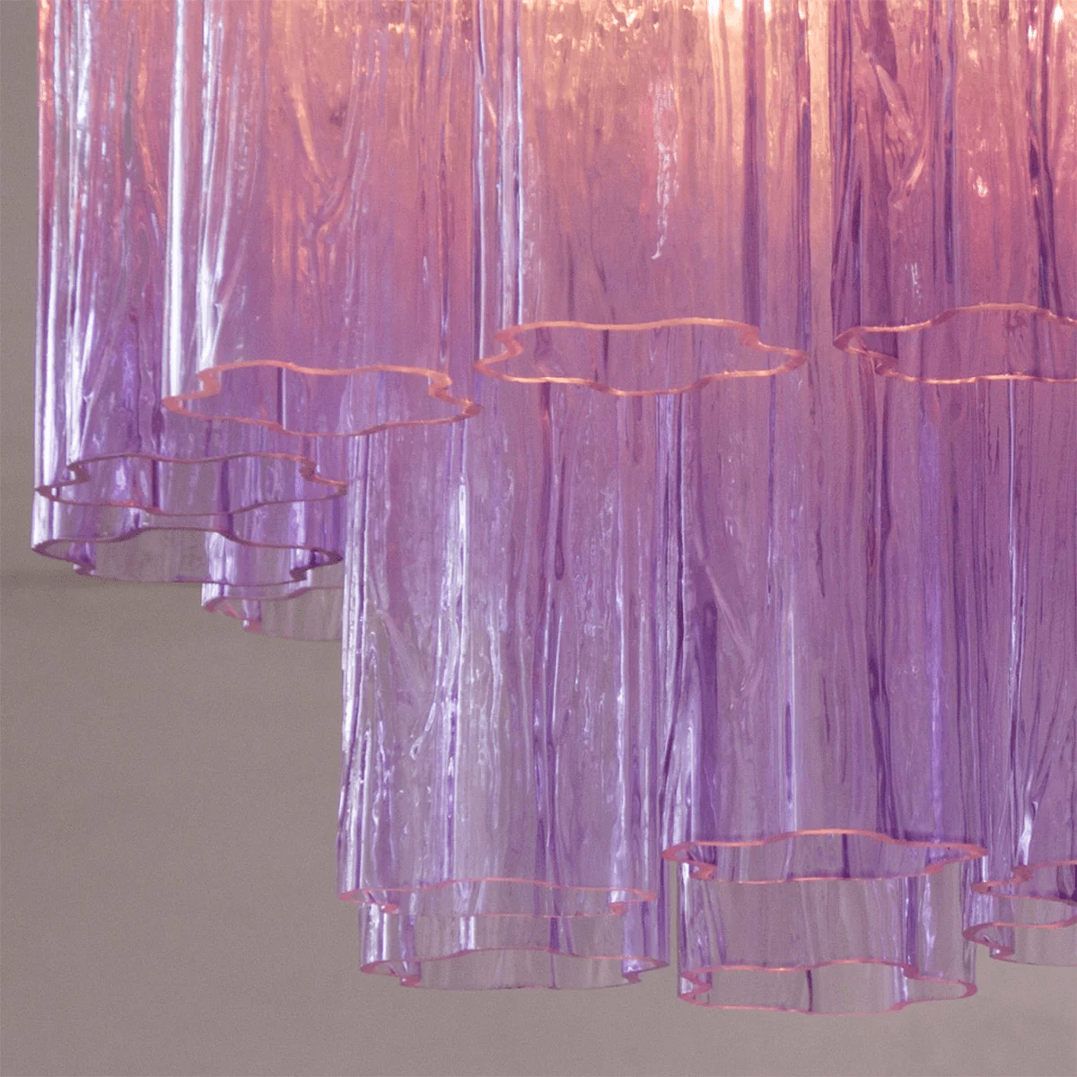 Lampada da soffitto Tubes di Murano