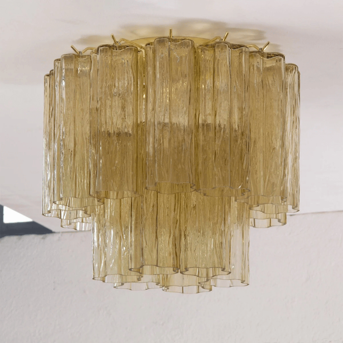 Lampada da soffitto Tubes di Murano