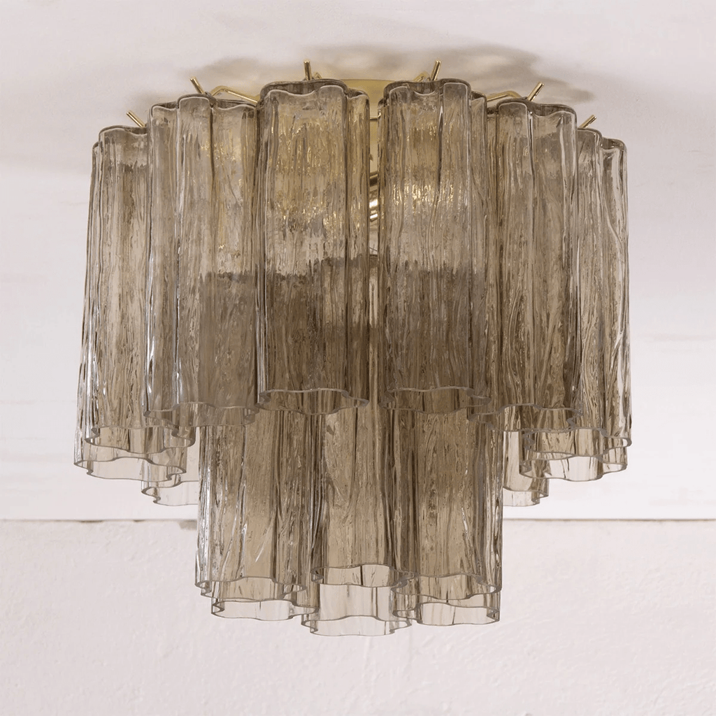 Lampada da soffitto Tubes di Murano