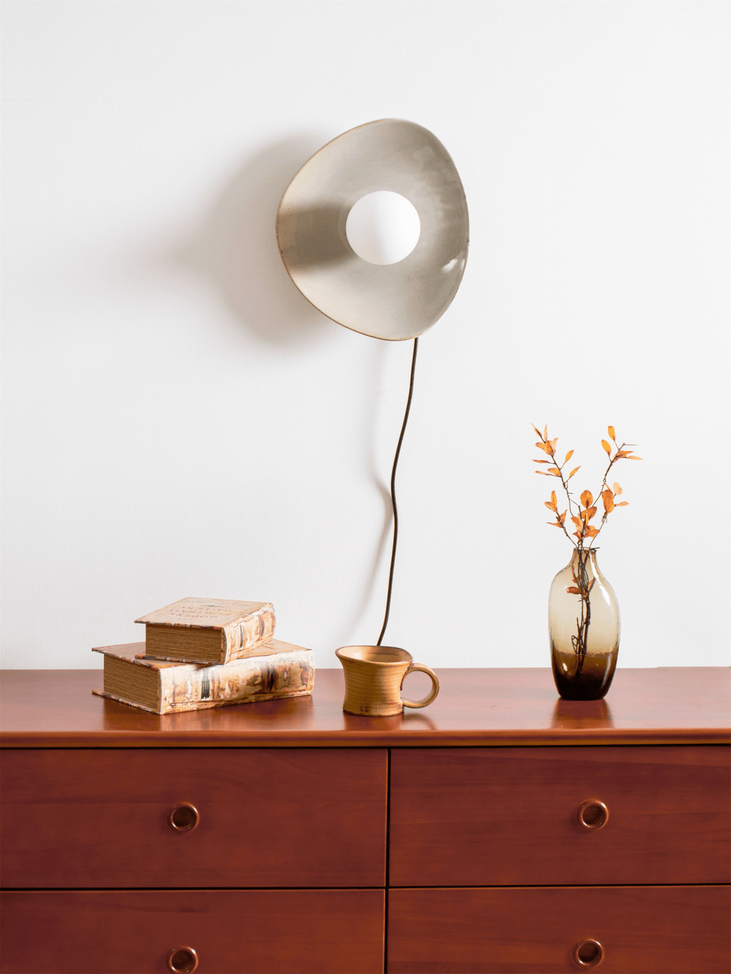 Lampada da Parete a Spina Pebble Disc
