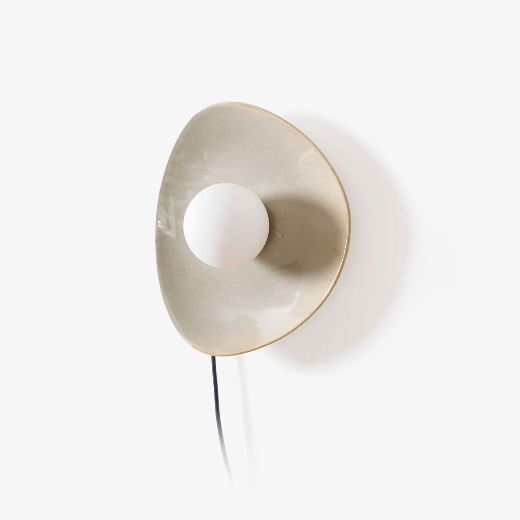 Lampada da Parete a Spina Pebble Disc