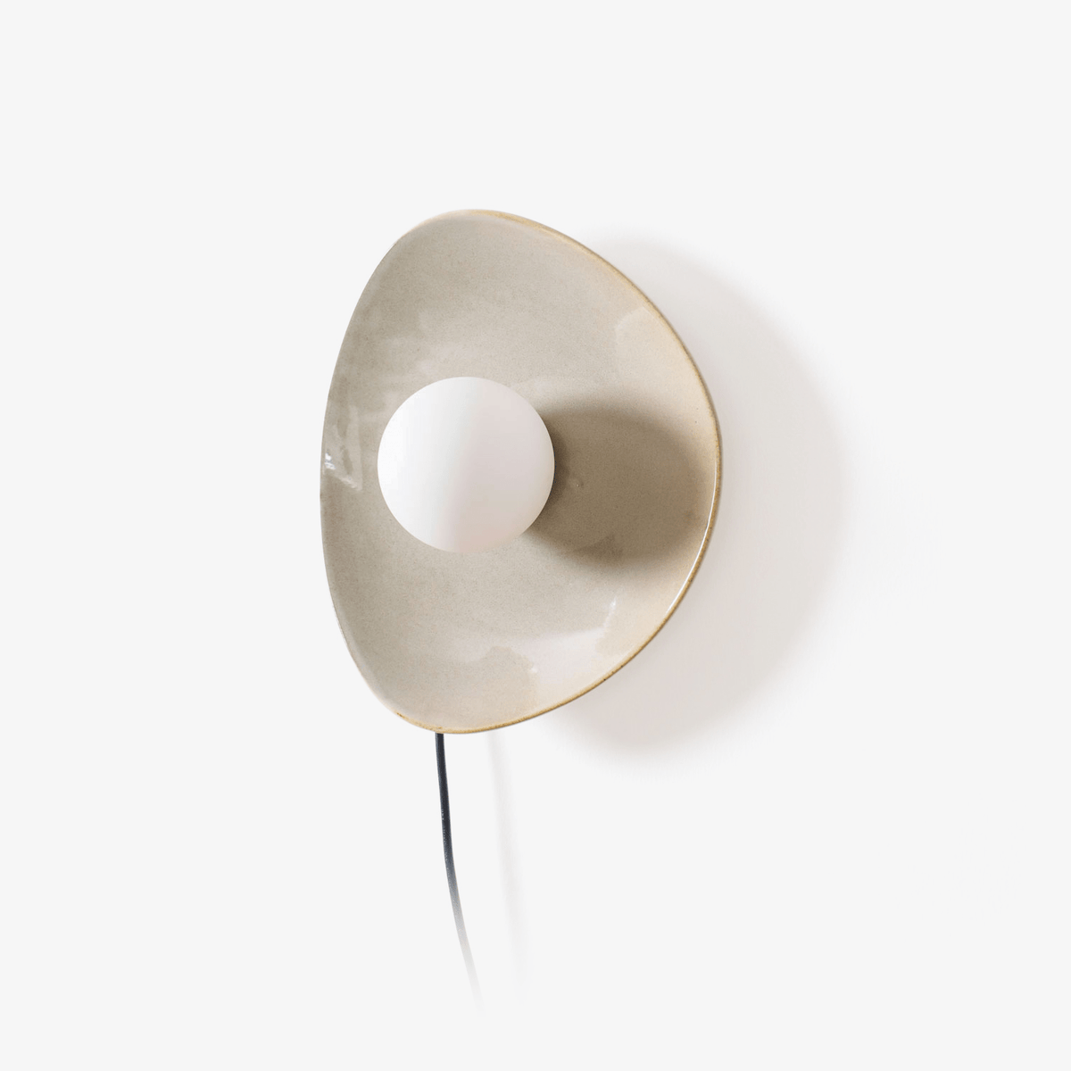 Lampada da Parete a Spina Pebble Disc