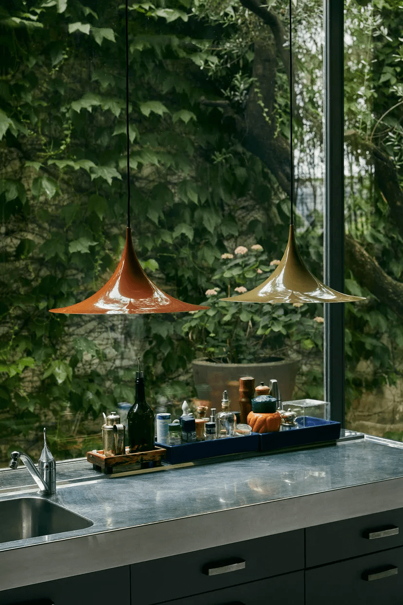 Althiran Acciaio Scultoreo Lampada a Sospensione