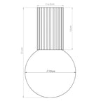 Lampada da soffitto HALO pesca IP44