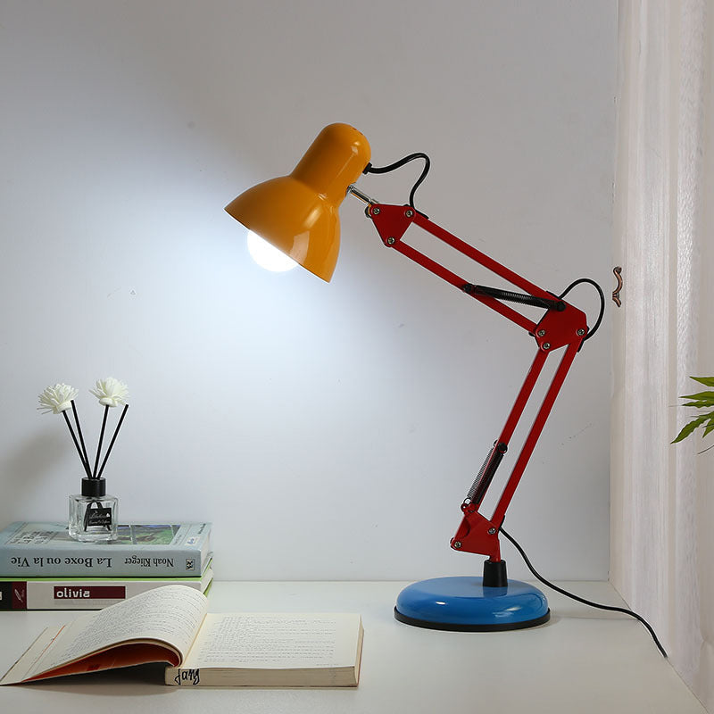 Lampada da Tavolo a Mezza Luna in Ferro Memphis di Moderno Semplicità con 1 Luce per Studio