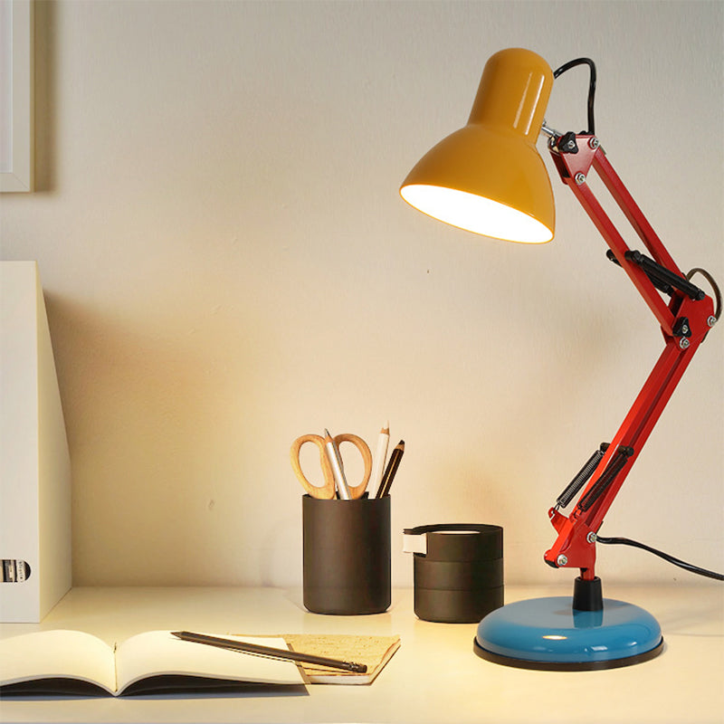 Lampada da Tavolo a Mezza Luna in Ferro Memphis di Moderno Semplicità con 1 Luce per Studio
