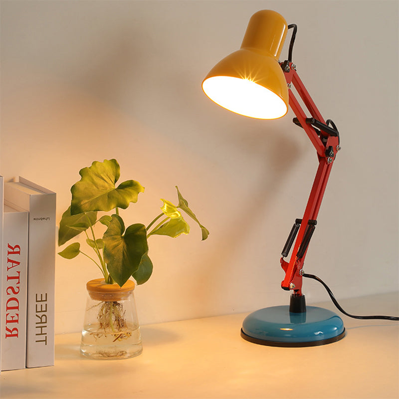 Lampada da Tavolo a Mezza Luna in Ferro Memphis di Moderno Semplicità con 1 Luce per Studio