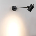 Lampada da parete LED a cilindro lungo regolabile in alluminio impermeabile per esterni, Moderno Semplice