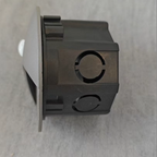 Lampada da parete LED rotonda quadrata in alluminio impermeabile per patio all'aperto di moderna semplicità