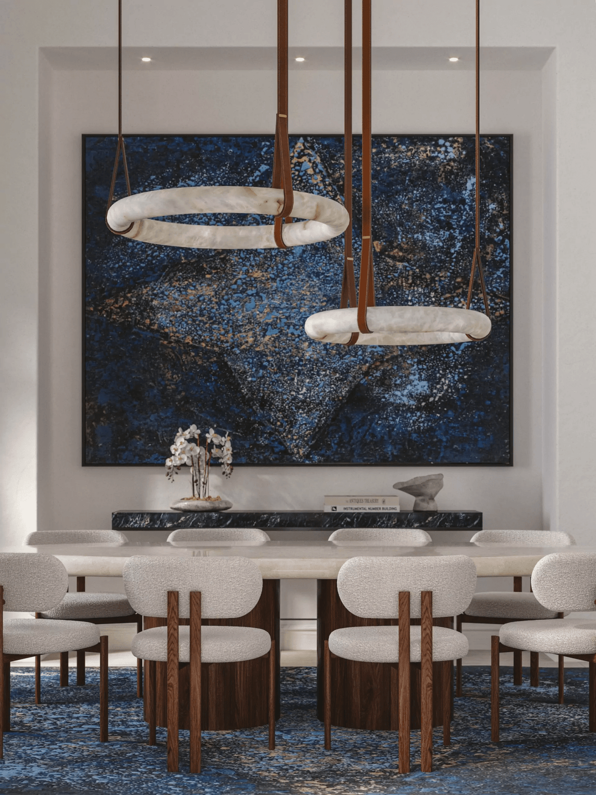 Lampada a sospensione Oslo Alabaster A