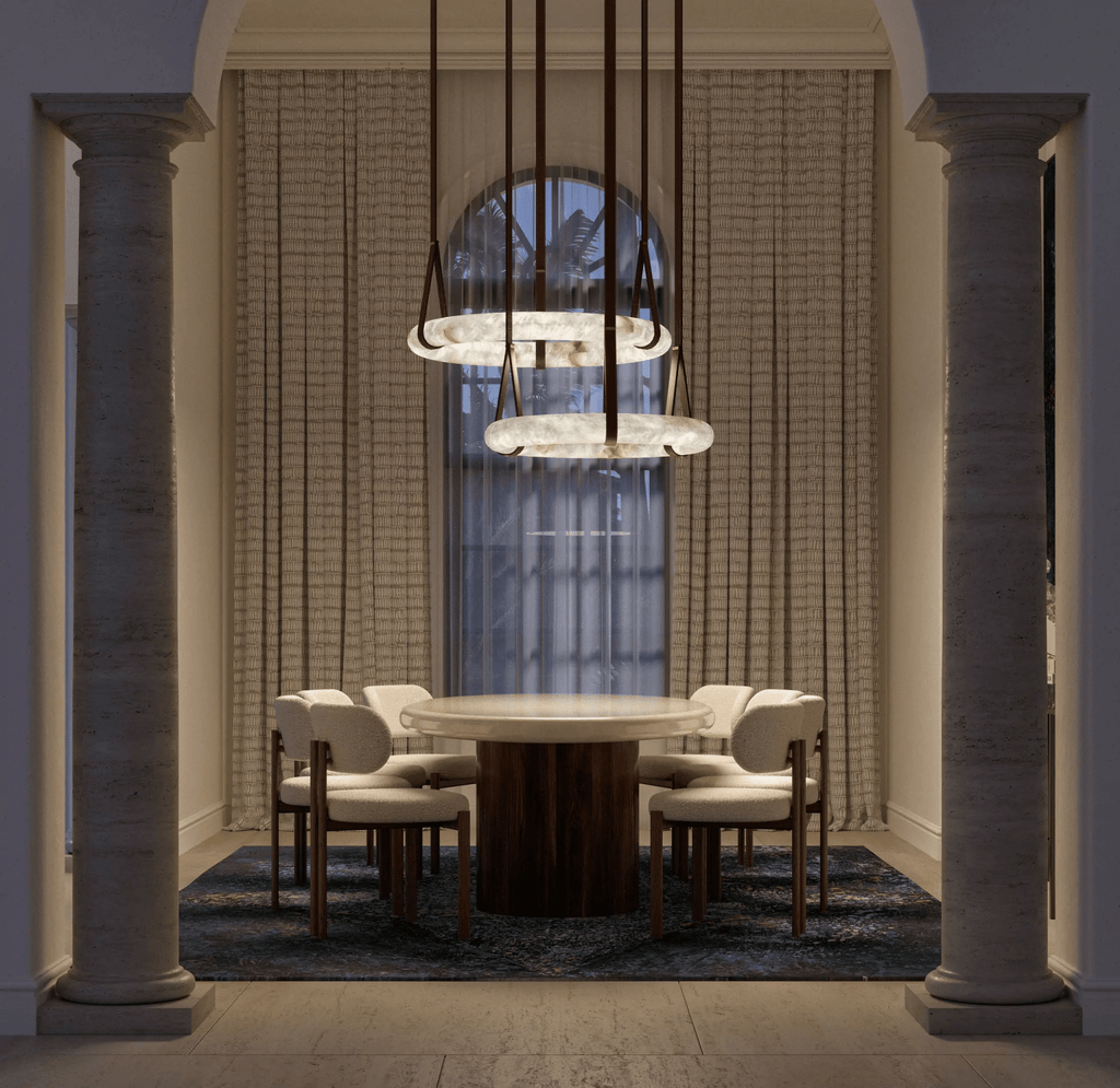 Lampada a sospensione Oslo Alabaster A