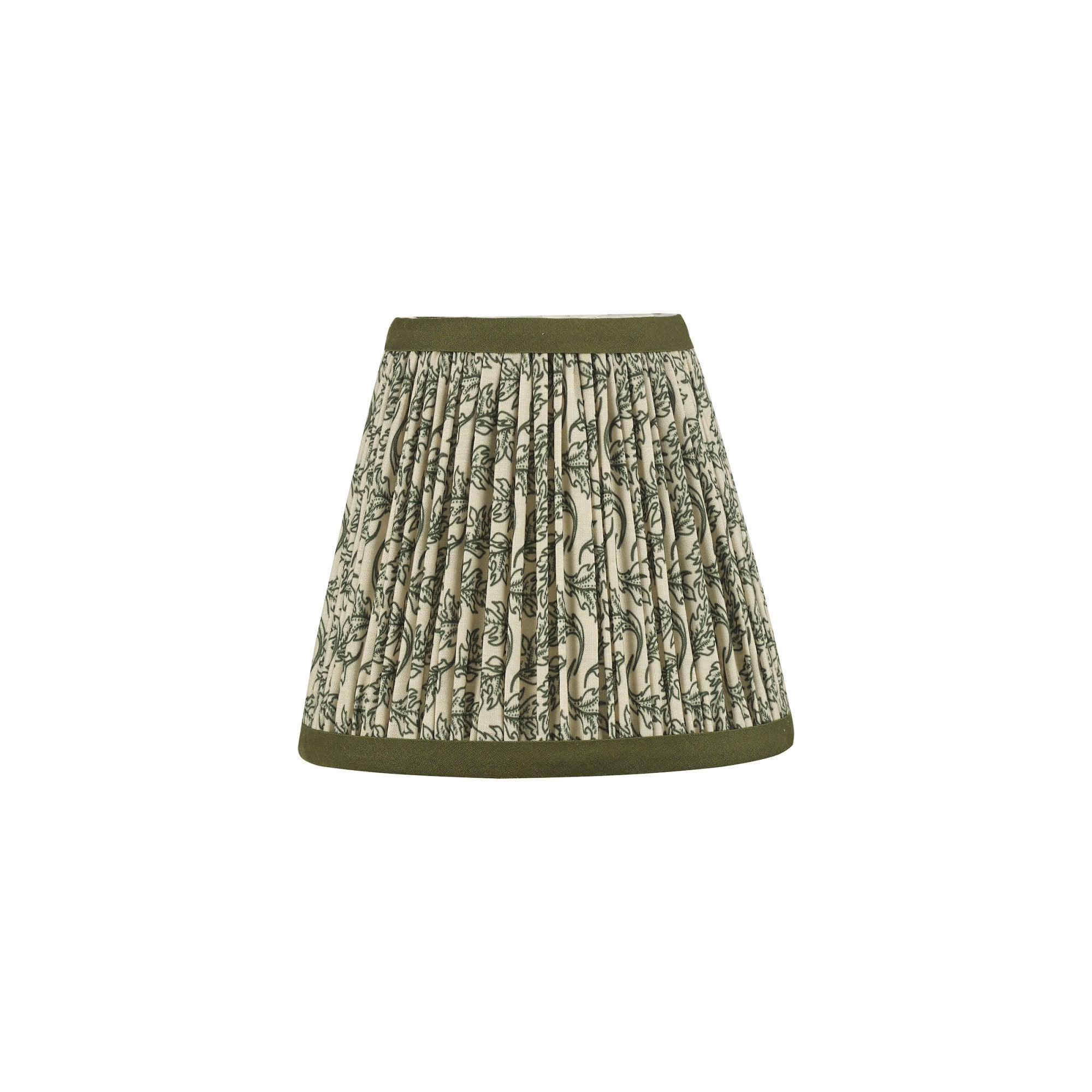 Sfumatura Empire in Cotone Verde Esther 15cm