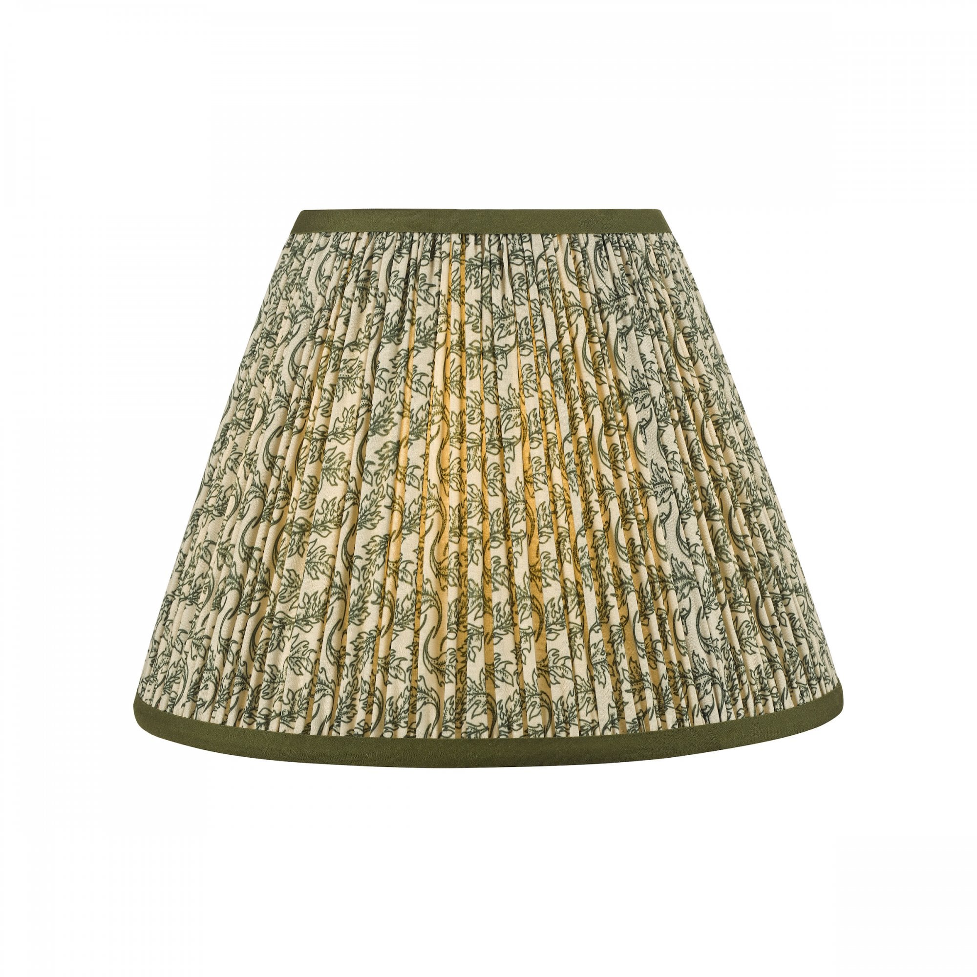 Paralume Empire in Cotone Verde Esther 30cm