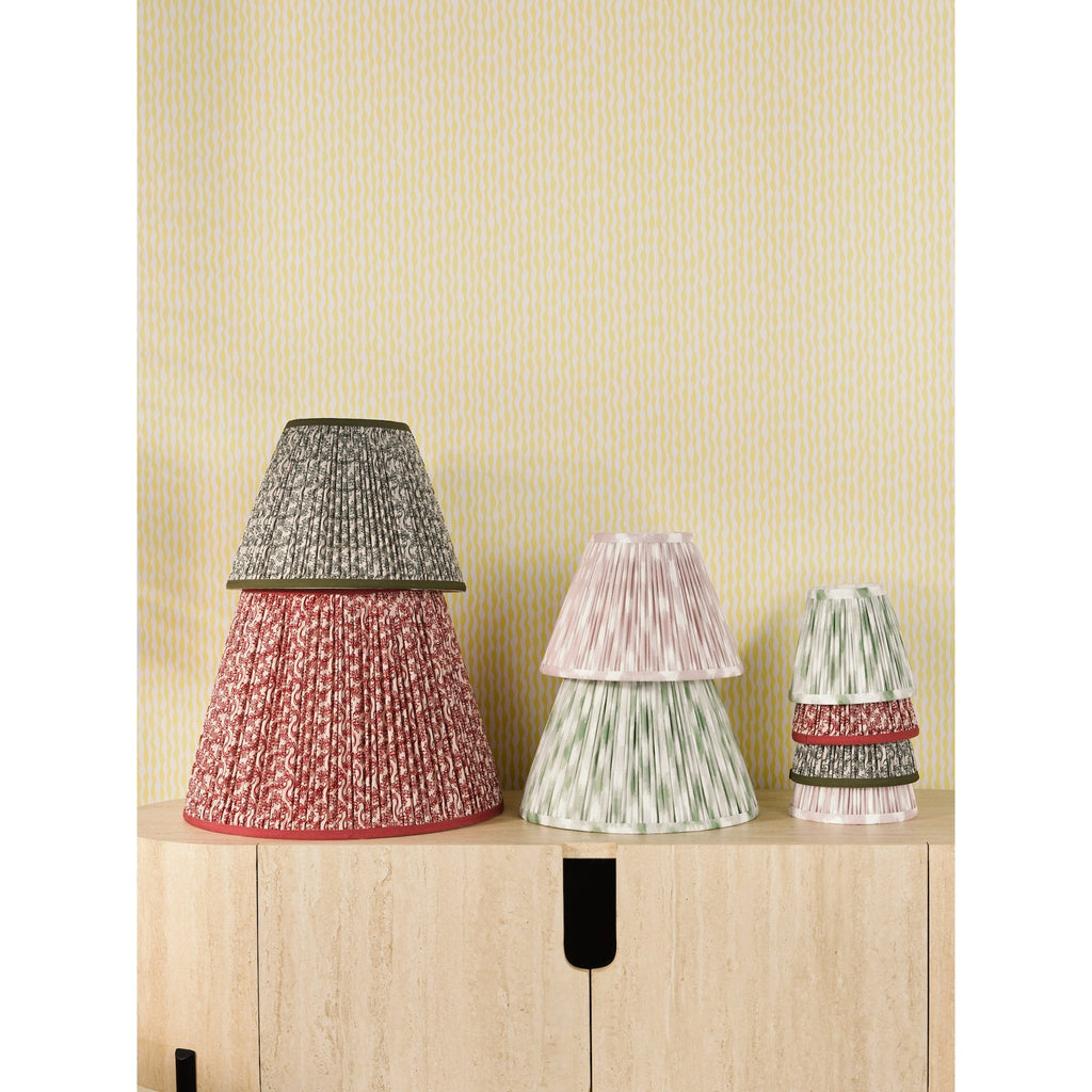 Paralume Empire in Cotone Verde Esther 30cm