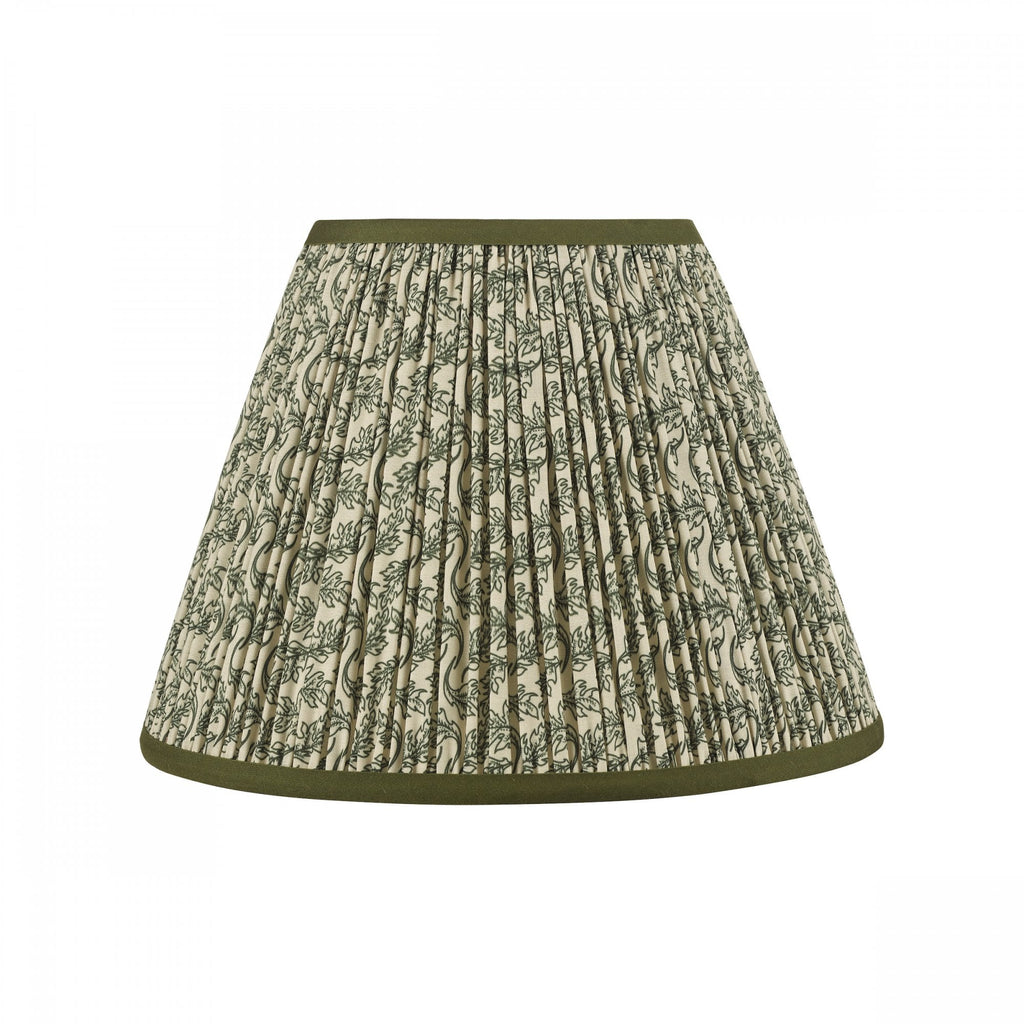 Paralume Empire in Cotone Verde Esther 30cm
