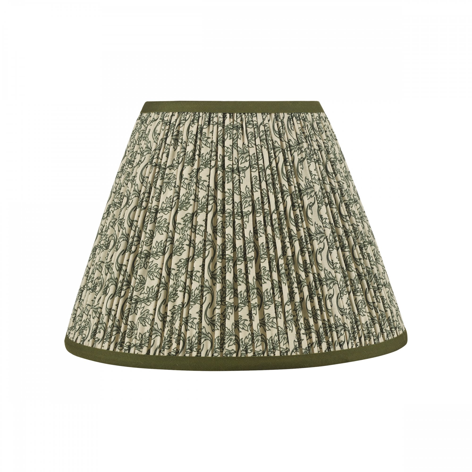 Paralume Empire in Cotone Verde Esther 30cm