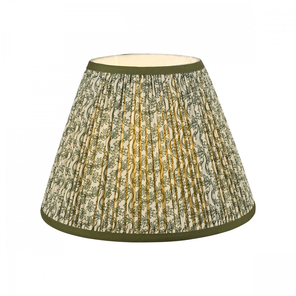 Paralume Empire in Cotone Verde Esther 30cm