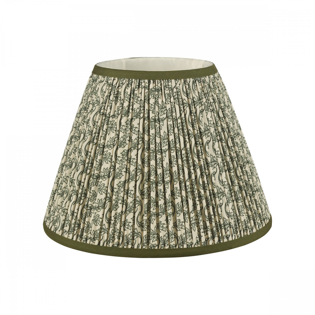 Paralume Empire in Cotone Verde Esther 30cm