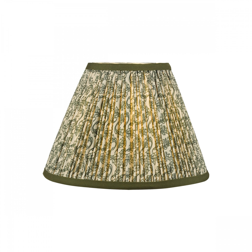 Paralume Empire in Cotone Verde Esther 25cm