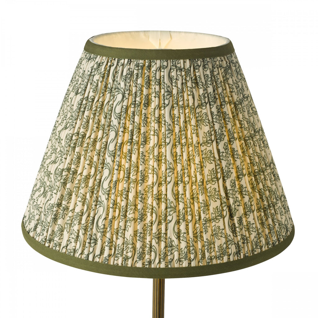 Paralume Empire in Cotone Verde Esther 25cm