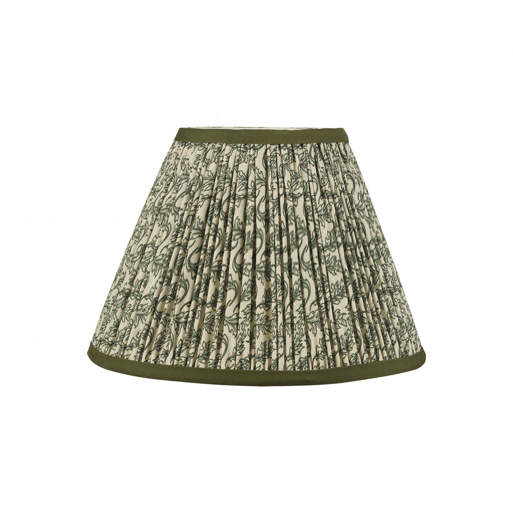 Paralume Empire in Cotone Verde Esther 25cm