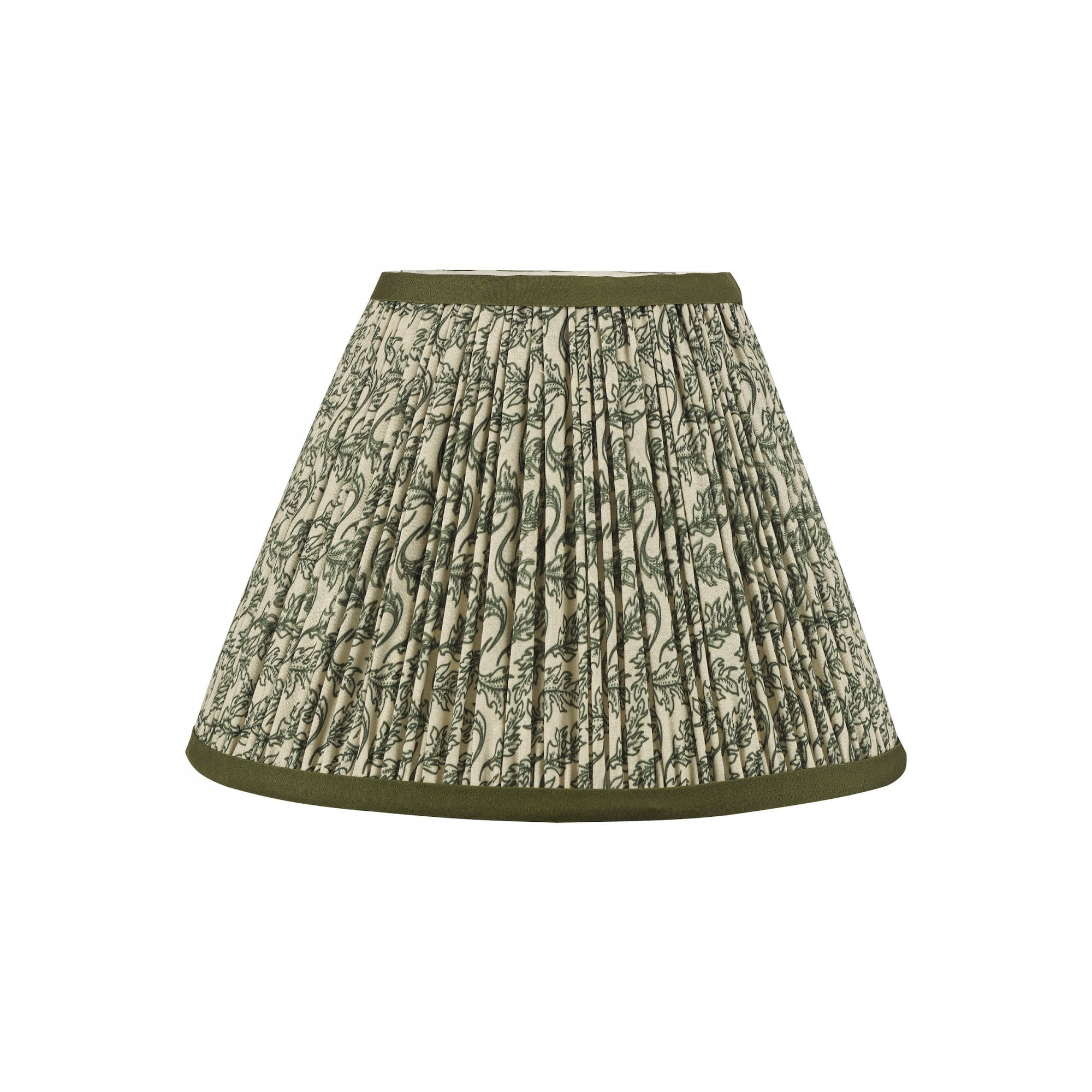 Paralume Empire in Cotone Verde Esther 25cm