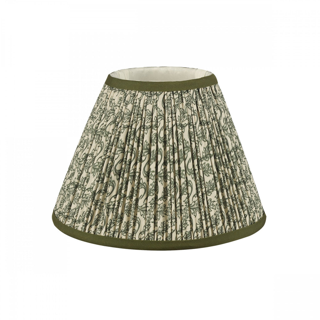 Paralume Empire in Cotone Verde Esther 25cm