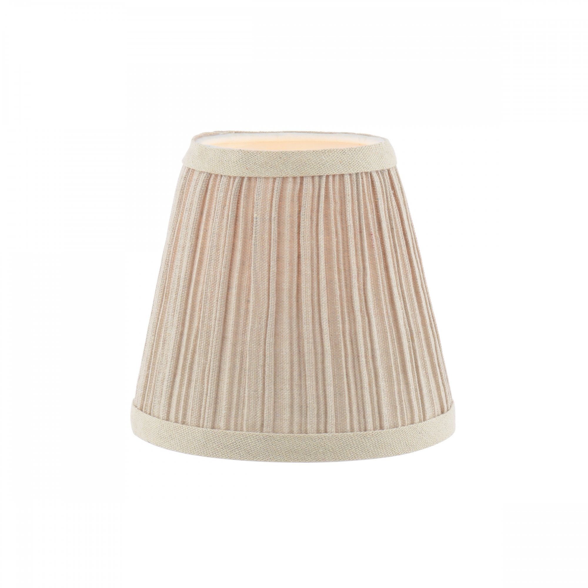 Paralume Didina in Lino Naturale a Tamburo Svasato 15cm