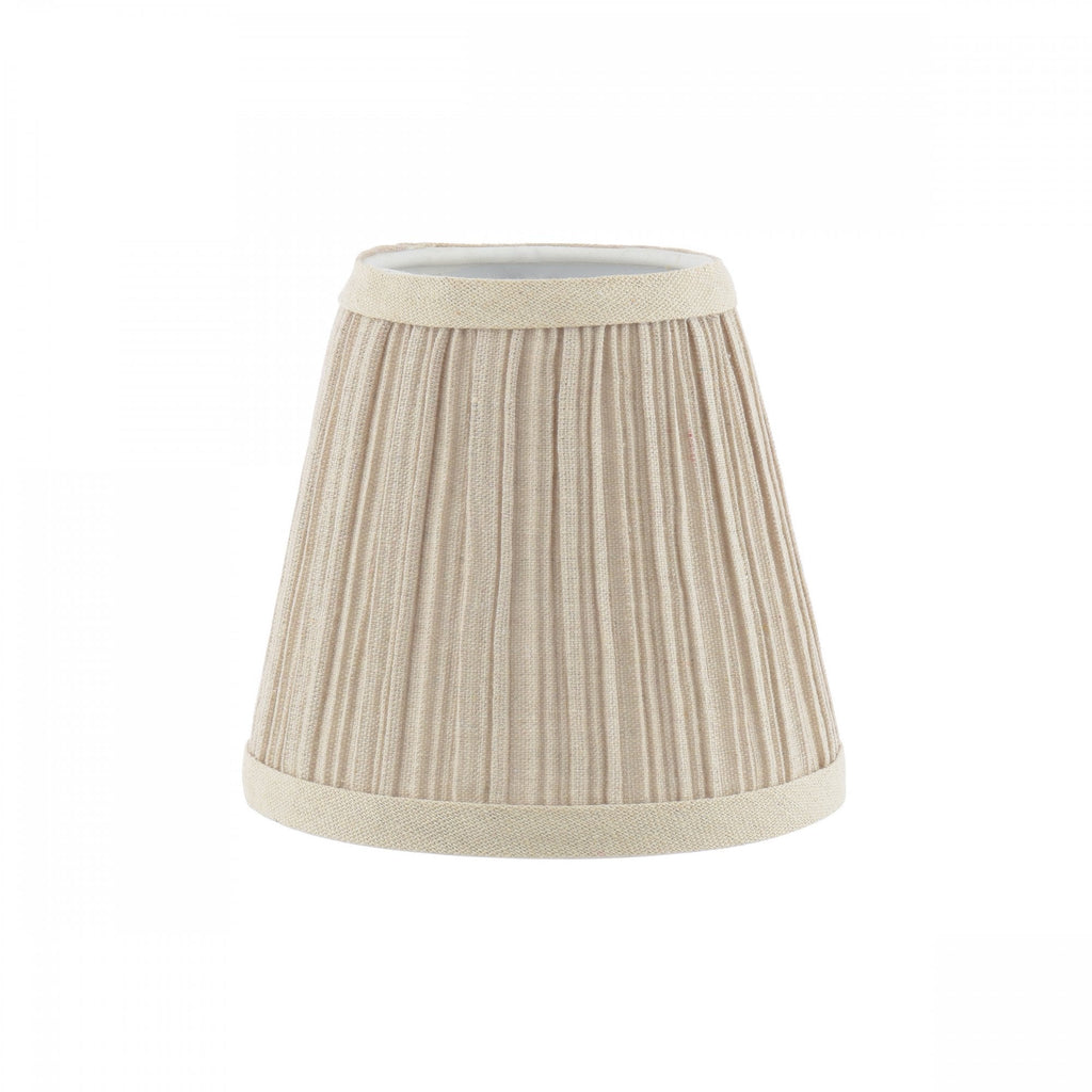 Paralume Didina in Lino Naturale a Tamburo Svasato 15cm