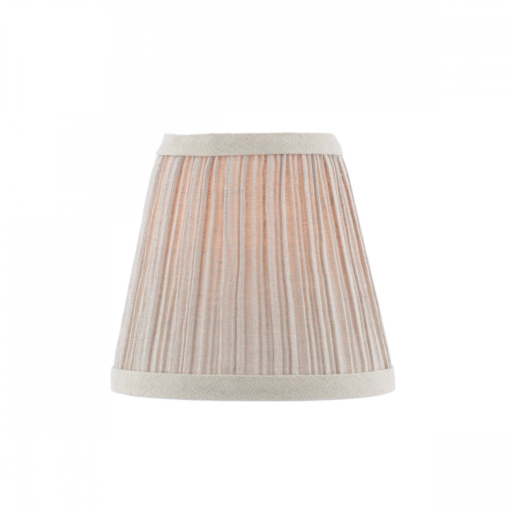 Paralume Didina in Lino Naturale a Tamburo Svasato 15cm