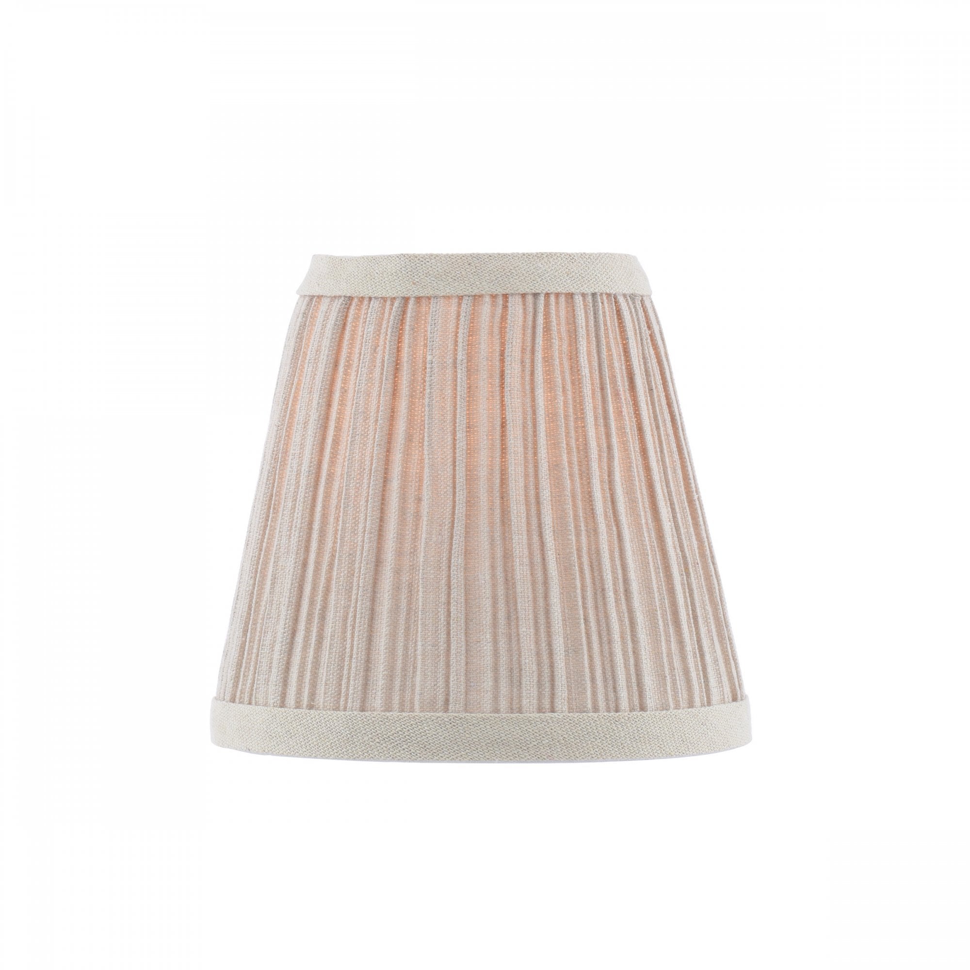 Paralume Didina in Lino Naturale a Tamburo Svasato 15cm