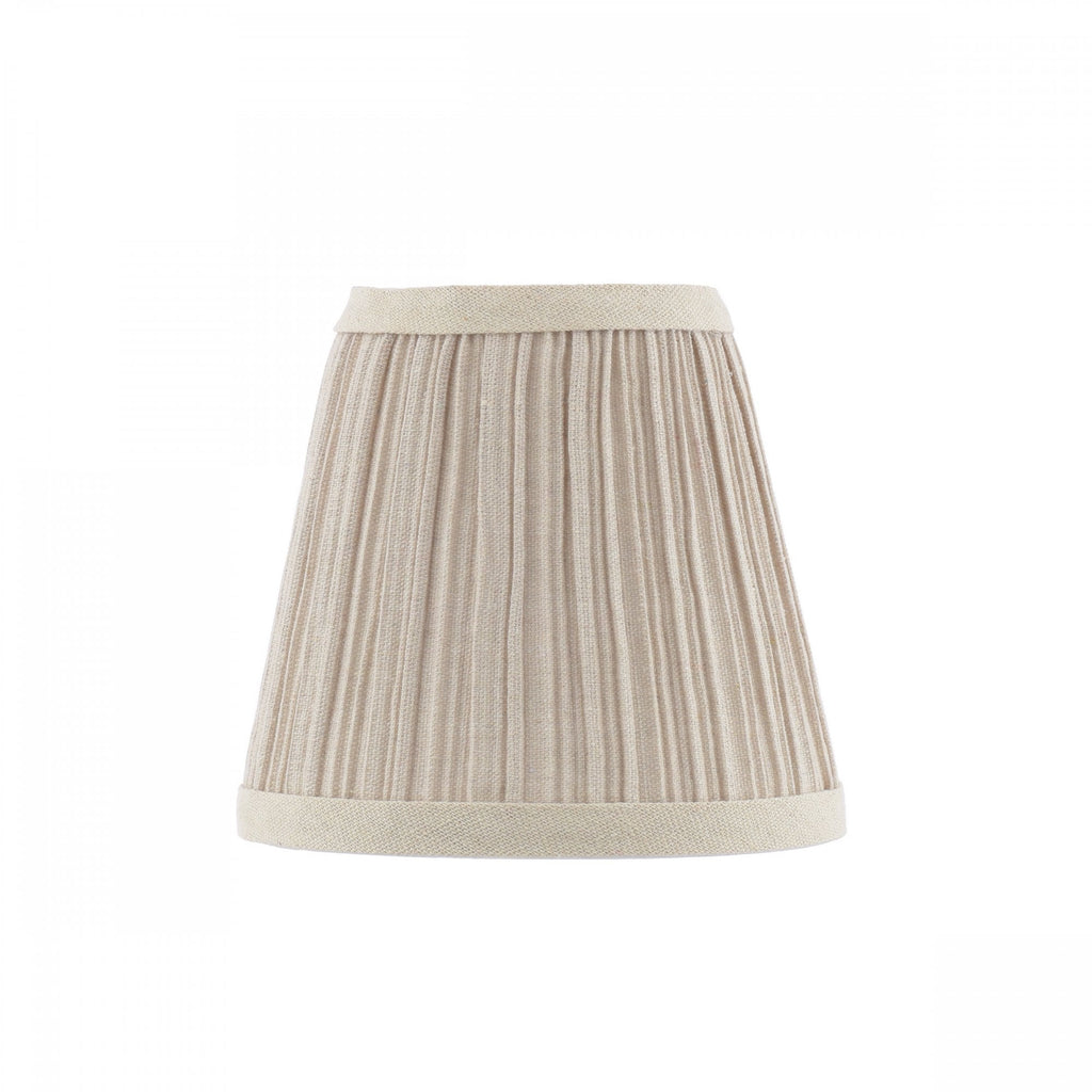 Paralume Didina in Lino Naturale a Tamburo Svasato 15cm