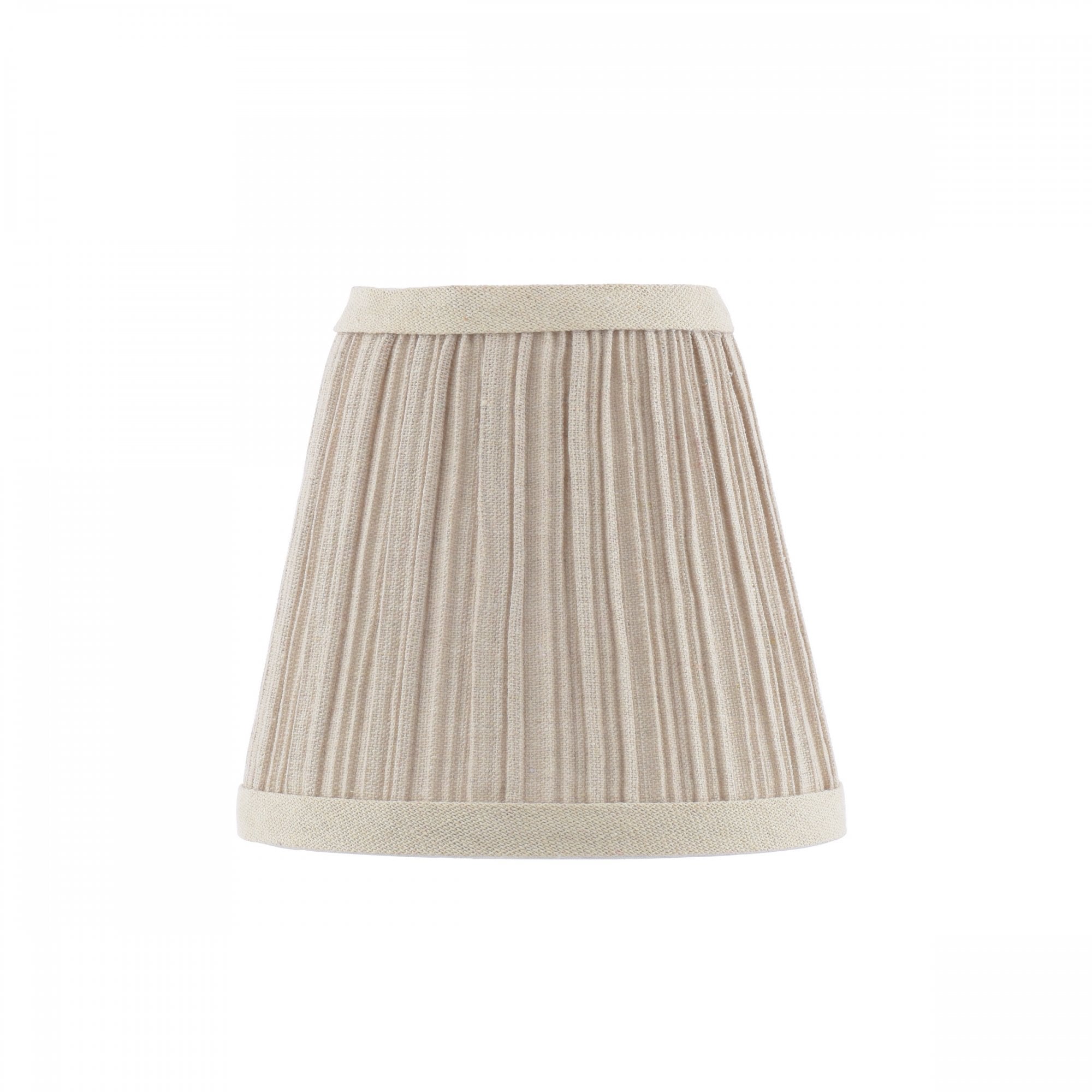 Paralume Didina in Lino Naturale a Tamburo Svasato 15cm