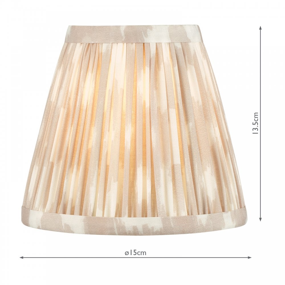 Shade Empire in Cotone Ikat Taupe 15cm