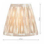 Shade Empire in Cotone Ikat Taupe 15cm