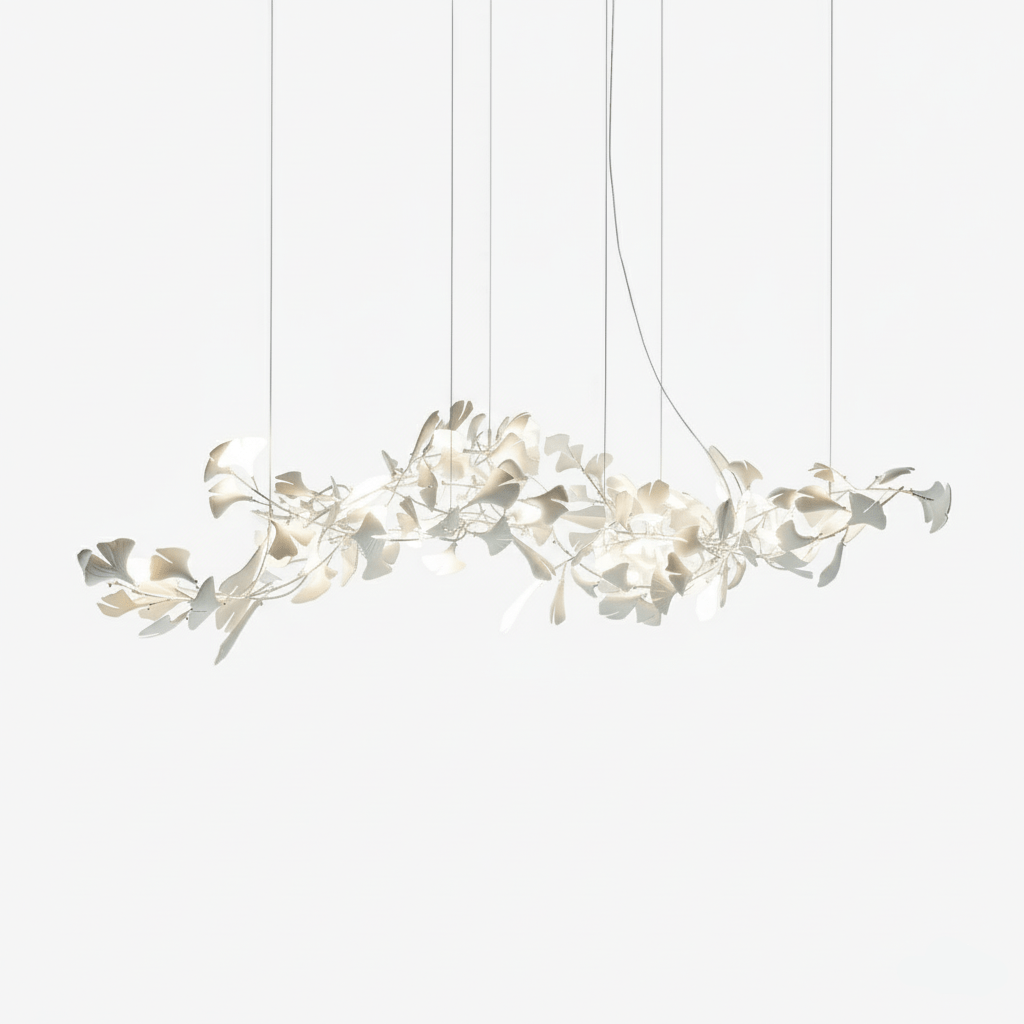 Lampadario in Porcellana Gingko