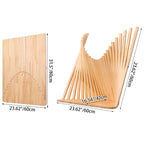 Scrivanie in Legno Massello a Semicerchio Creativo Contemporaneo 1-Piano per Ufficio Casa